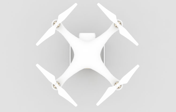 UAV Drone Video Camera Modelo 3D