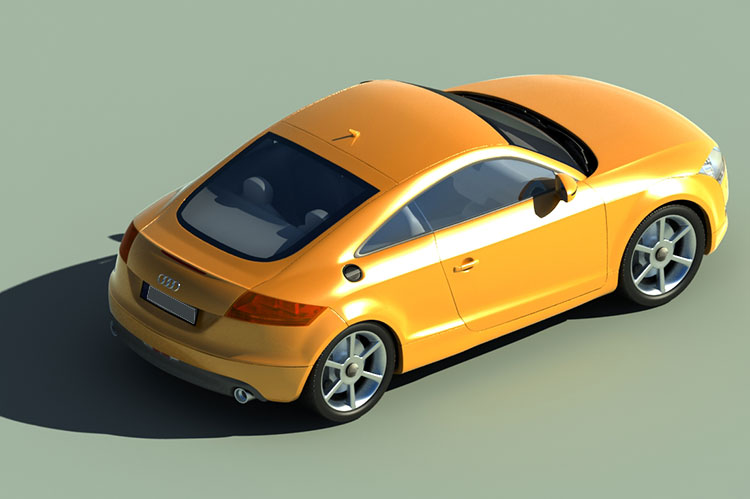 Audi tt modello sportivo 3d sport