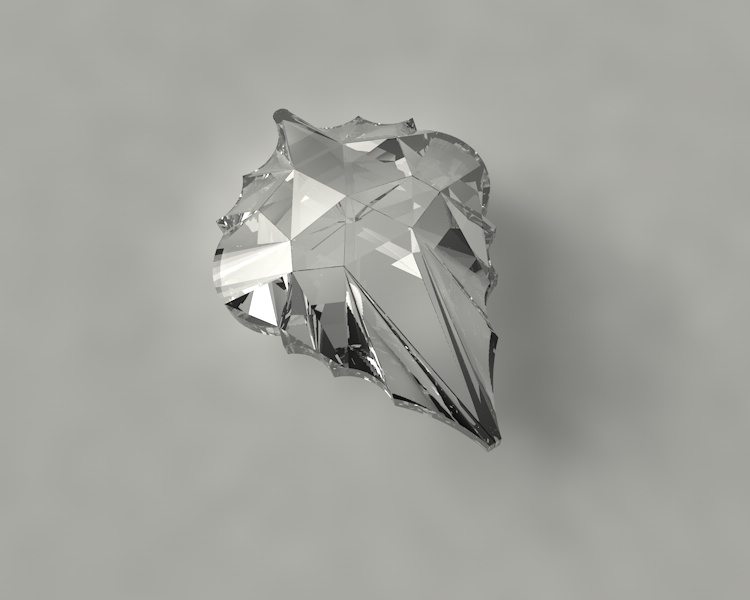 Modelo Diamonds 3d do coração