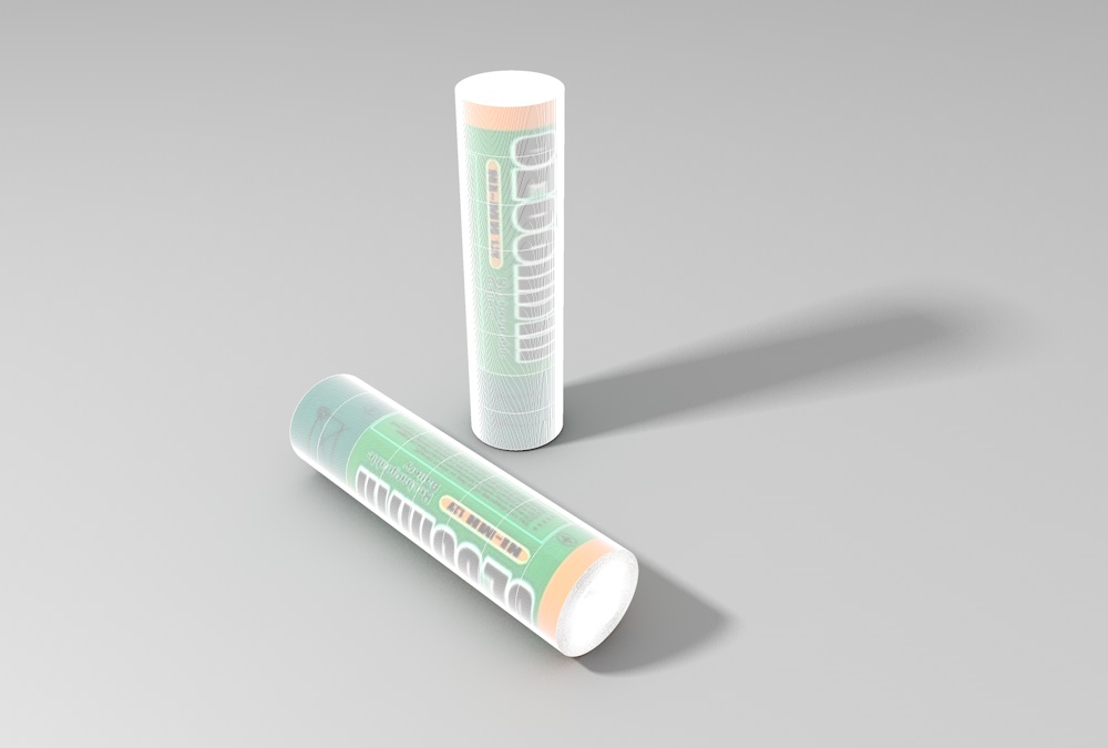 Dry Cell Accumulator Battery 3d model