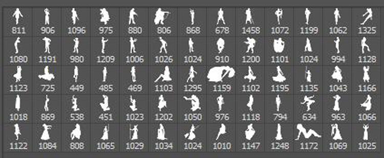 Figure Shadow Brushes