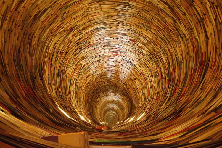 Book Swirl Knowledge study hole