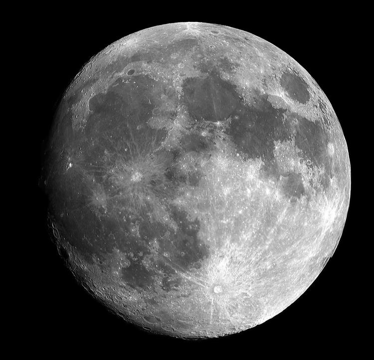 Moon Close Shot close-up view night