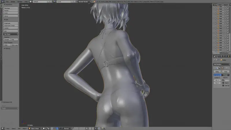 《Kisara im Bikini》～3D STL-Datei