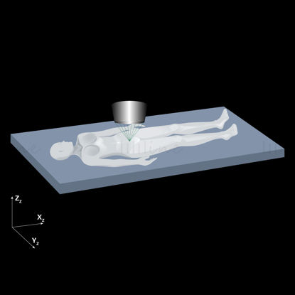 Human body flat lay treatment vector illustration