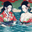 Japanese beauty illustration