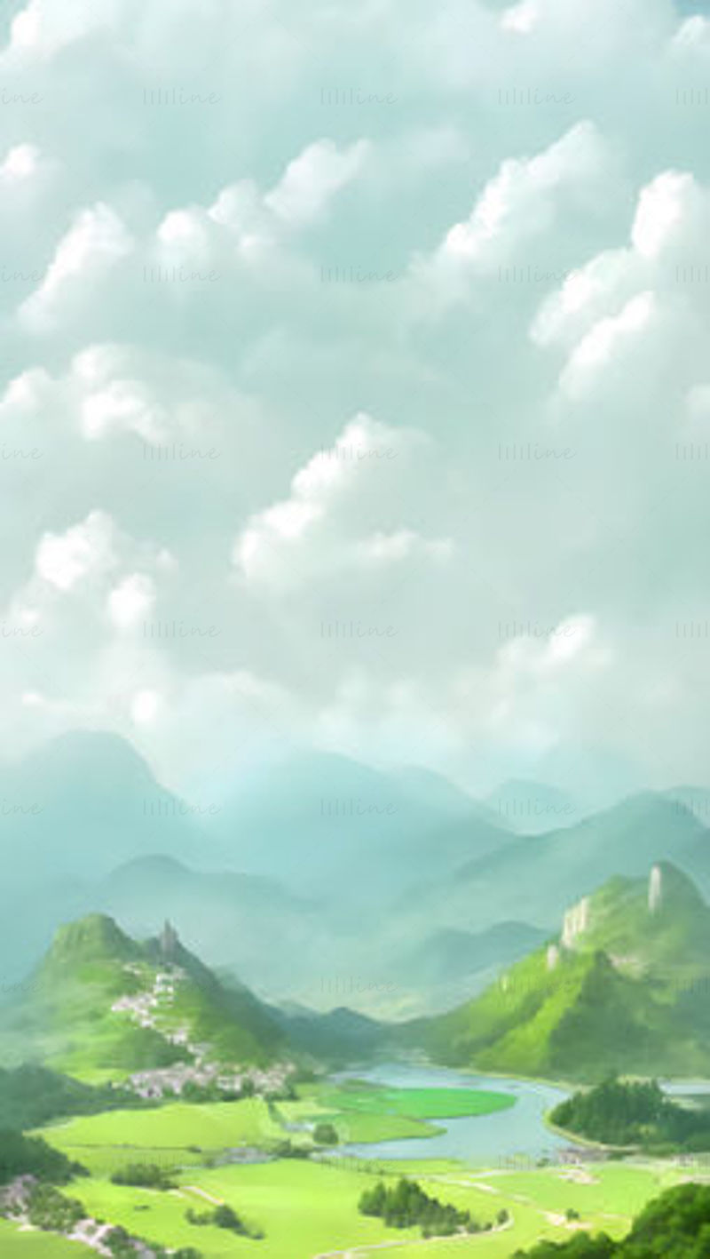 Dez pinturas de paisagens selecionadas para o Festival Qingming