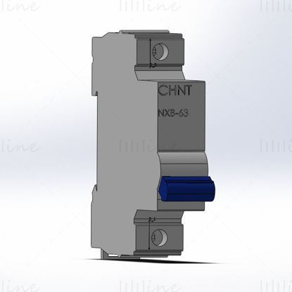 Miniature Circuit Breaker Industrial Design Model