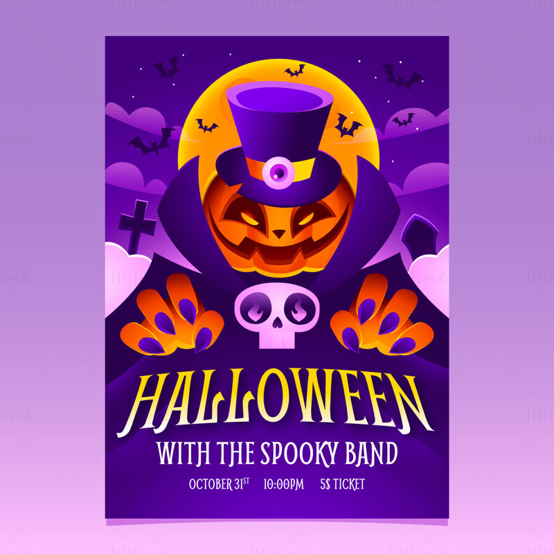 halloweenský plakát