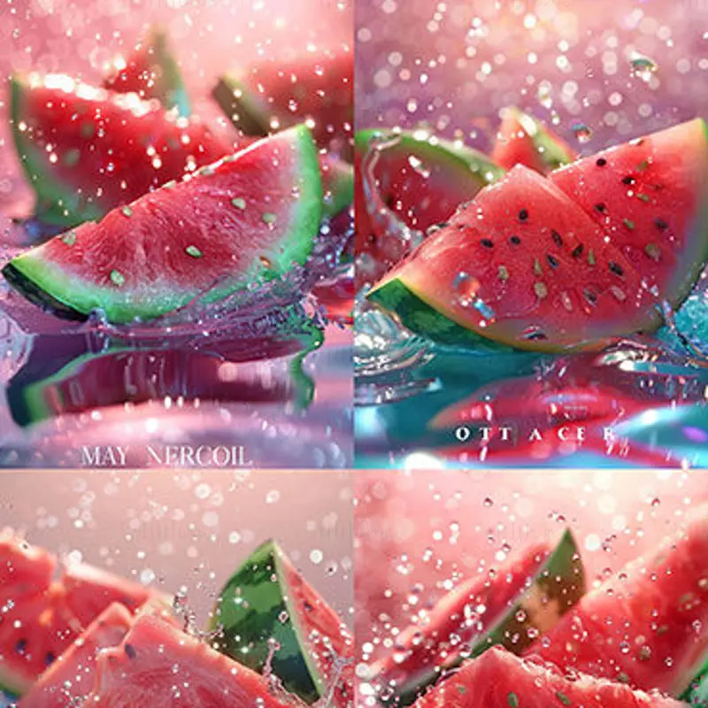 Ice watermelon HD picture