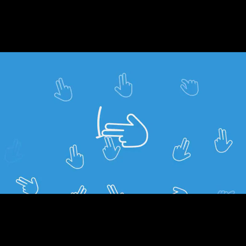 150 animated hand gestures