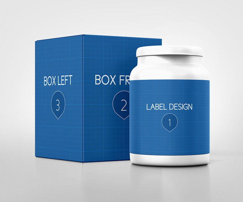 Pharmaceutical Container Mock Up 04 (2)