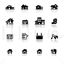 16 Real Estates Icons AI Vector