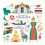 Thailand Travel Elements AI Vector