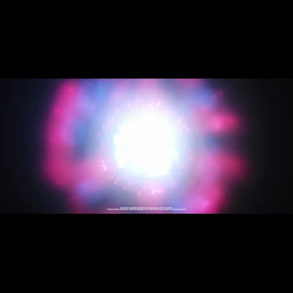 particle energy blast logo reveal