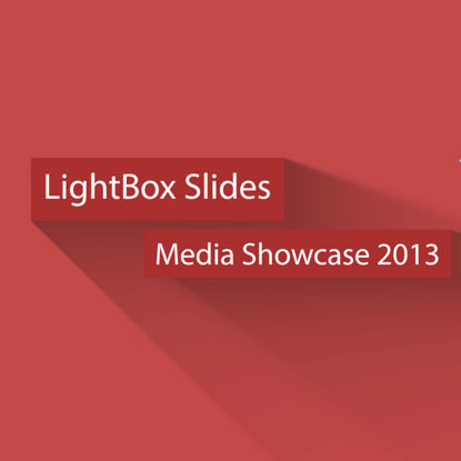 3d lightbox media slides