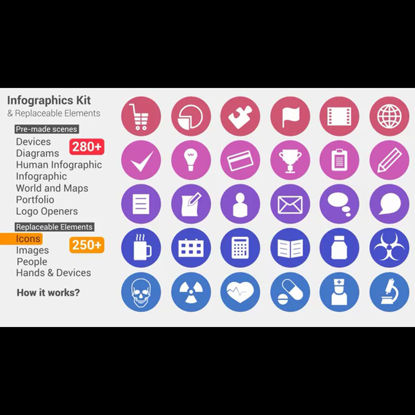 infographics kit replaceable elements