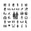 Family Silhouettes AI Vector