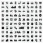 Vehicle Transportation Icons AI Vector