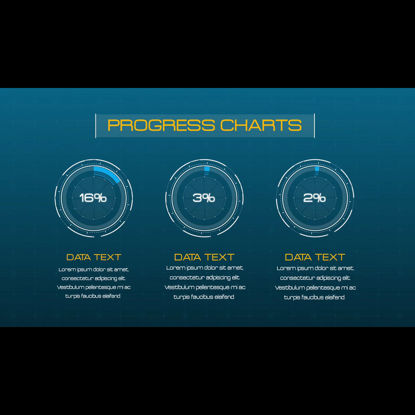 pachet infografic hud