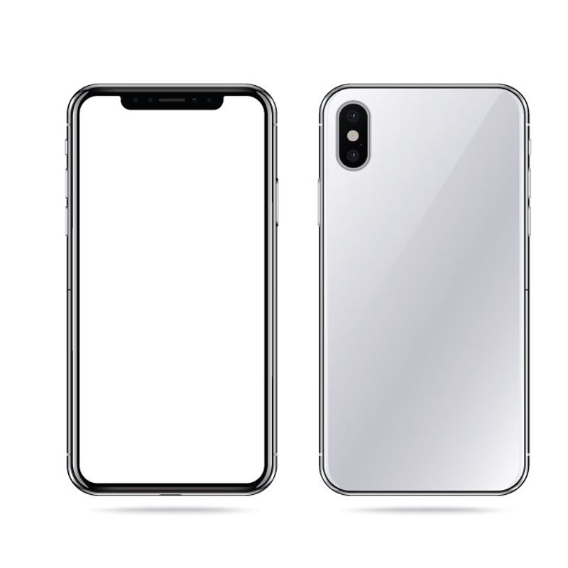 Iphone X Xs Xr Photorealistic Graphic Vector