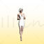 Girl in White Miniskirt 3D Model WomanModel 0028