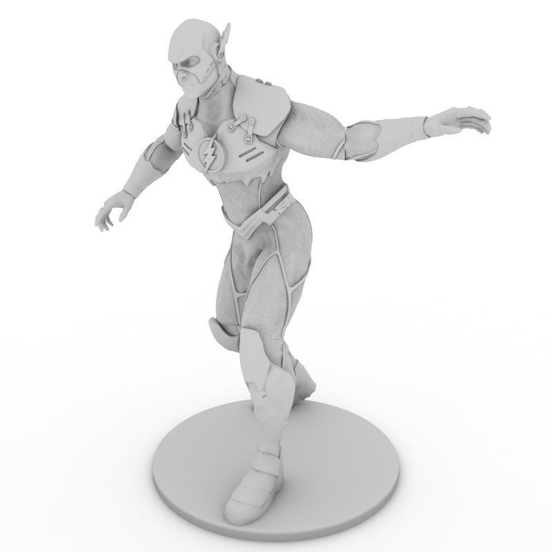Flash 3d printing model