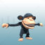 Cartoon Chimpanzee 3D Model Animals-0040
