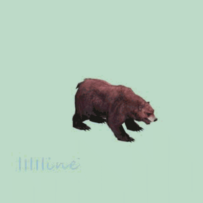 (Animal-0016)-3D-Monster Bear-Ordinary Attack-2