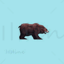 (Animal-0017) -3D-Monster Bear-Esquivar