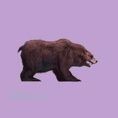 (Animal-0025) -3D-Monster Bear-Battle