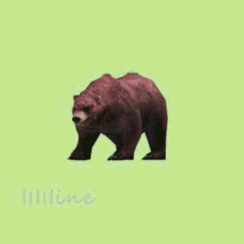 (Animal-0024)-3D-Monster Bear-play