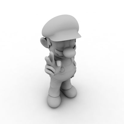 Mario 3D-Druckmodell