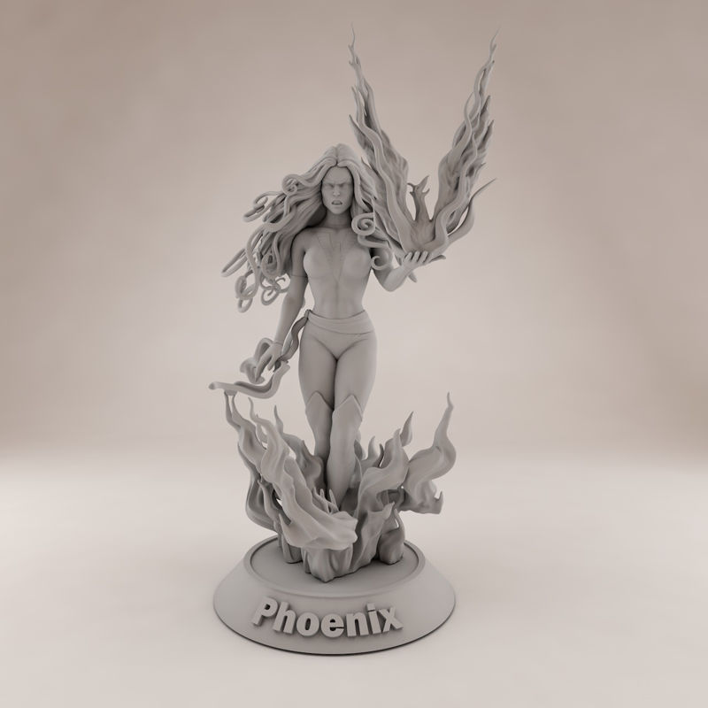 3D tiskový model Phoenix Xmen