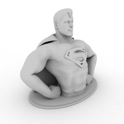 スーパーマンバスト3Dプリントモデル