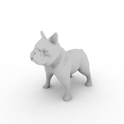 Druckmodell der Bulldogge 3d