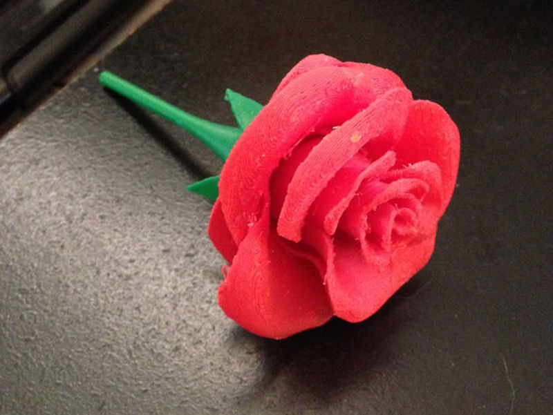 Rose 3d printing model