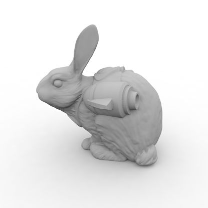 Model de imprimare 3d JetPack Bunny