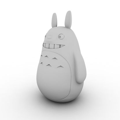 Totoro 3d-utskriftsmodell
