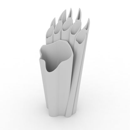 Bear paw vase 3D-utskriftsmodell