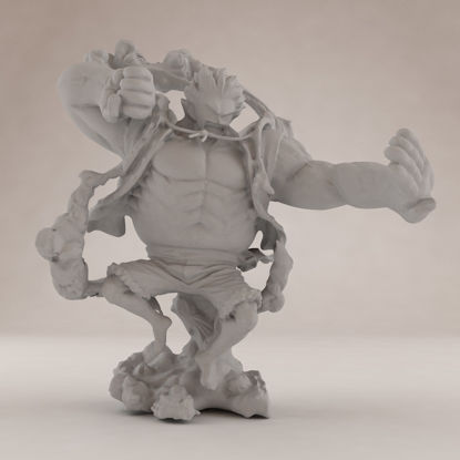 Modelo de impressão 3D One Piece Monkey D Luffy