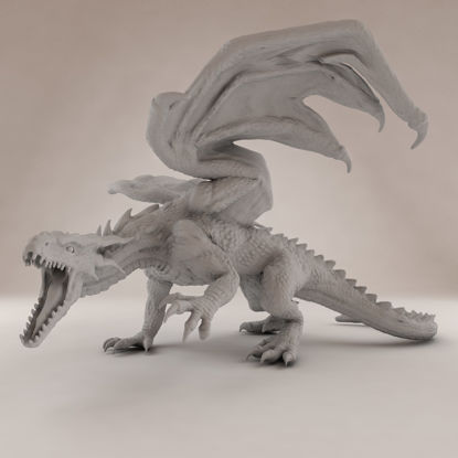 Modelo de impressão 3D Mountain Dragon