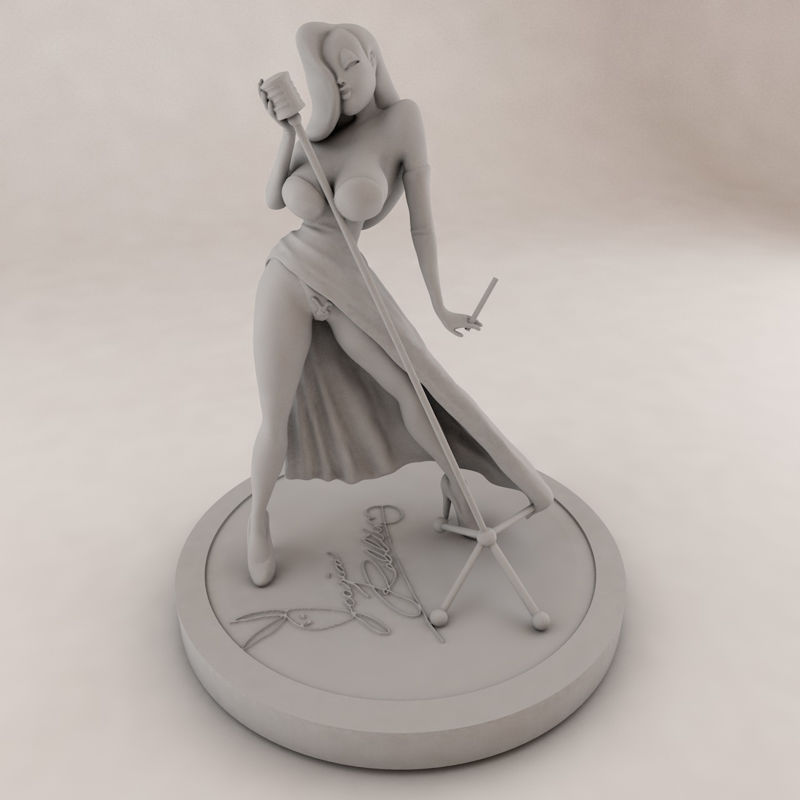 Jessica Rabbit 3d printing model