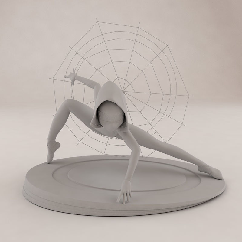 Spider Woman Gwen Stacy 3d printing model