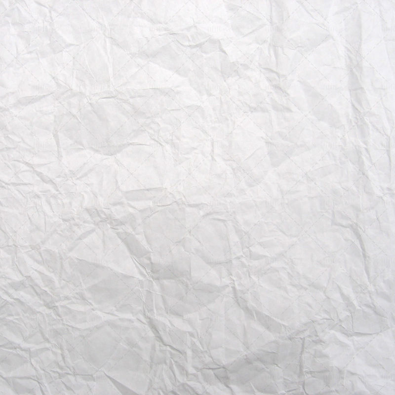 Crumpled white paper texture photo