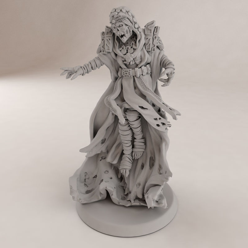 Model 3D tisku nemrtvé čarodějky