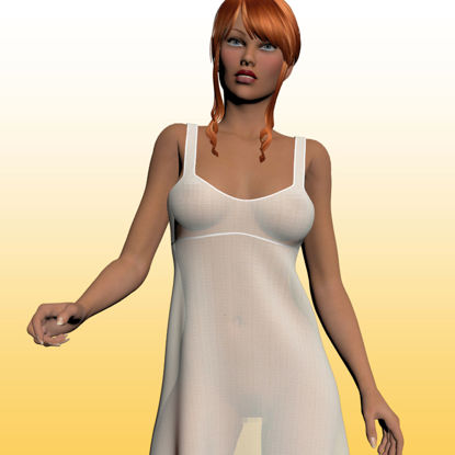 3D модел на секси жена 0035