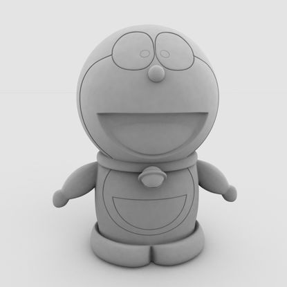 Doraemon 3D nyomtatási modell
