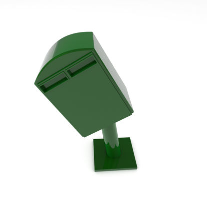 Cute mailbox 3d print model