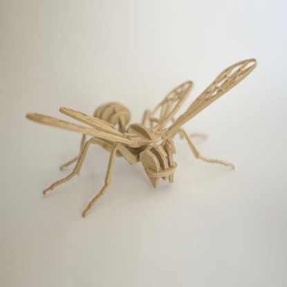 Bee 3d puzzle print model